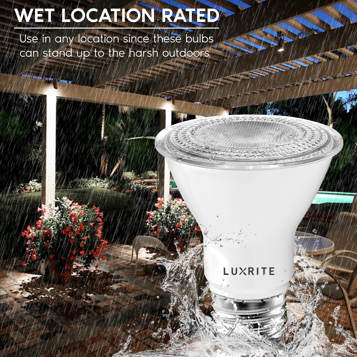 Luxrite LR31602-4PC Led-Flood-Spot-Light-Bulbs - View #2
