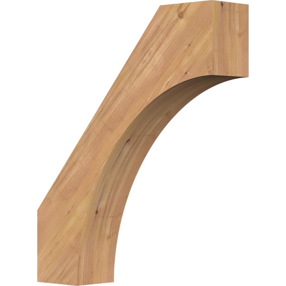 Ekena Millwork BRC06X24X28WTL00SWR 5-1/2-in x 24-in x 28-in Western Red Cedar Unfinished Wood Westlake Smooth Knee Brace