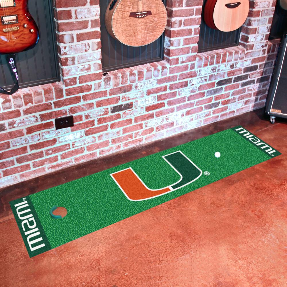 FANMATS 9085 1.5-ft x 6-ft NCAA Putting Green Mat Putting Green