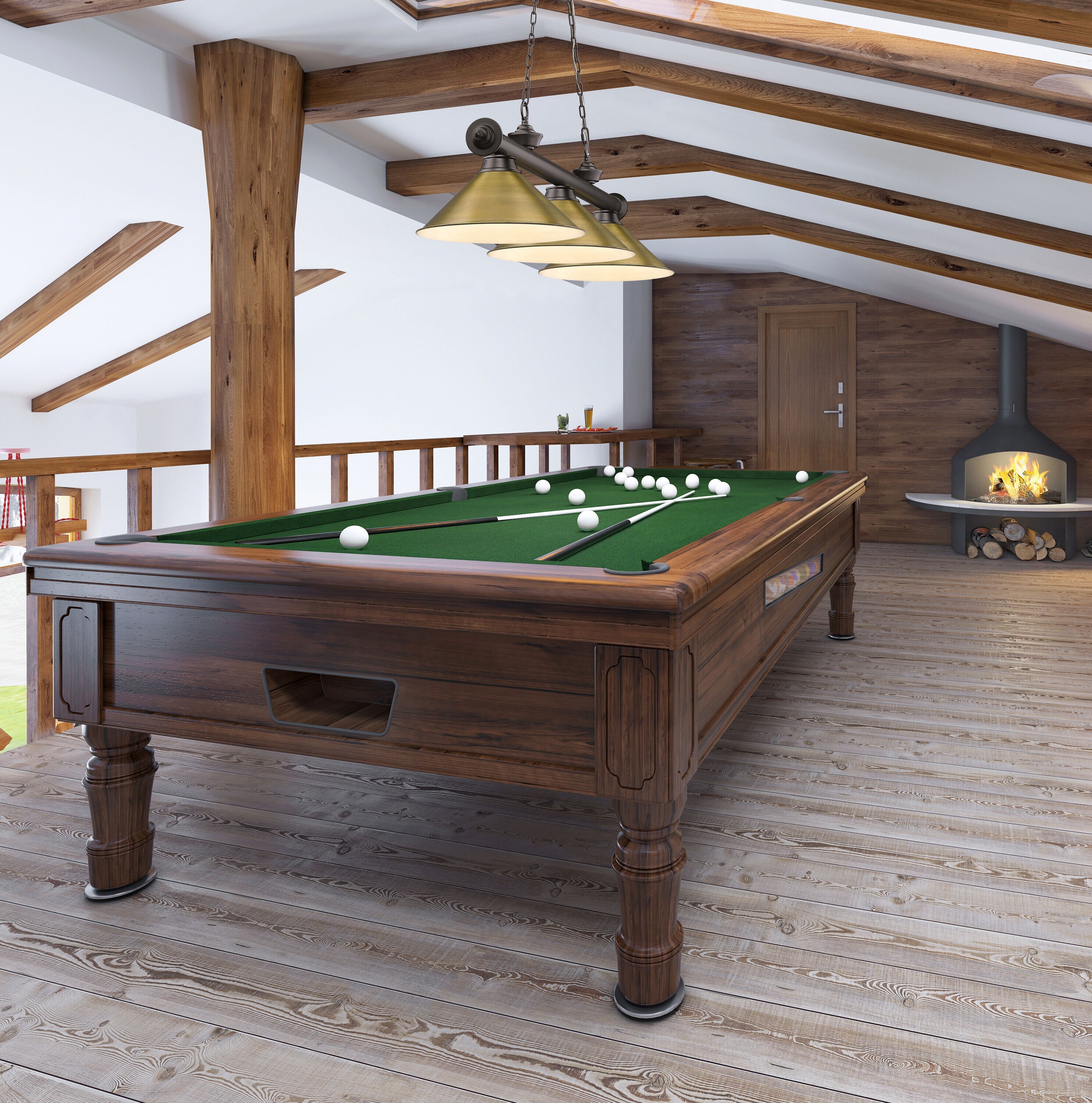 Z-Lite 2306-3BRZ-RB15 Pool-Table-Lighting - View #7