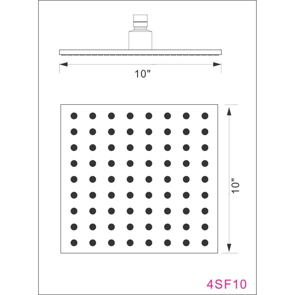 Topcraft TC4SF10BN Fixed-Showerhead - View #4