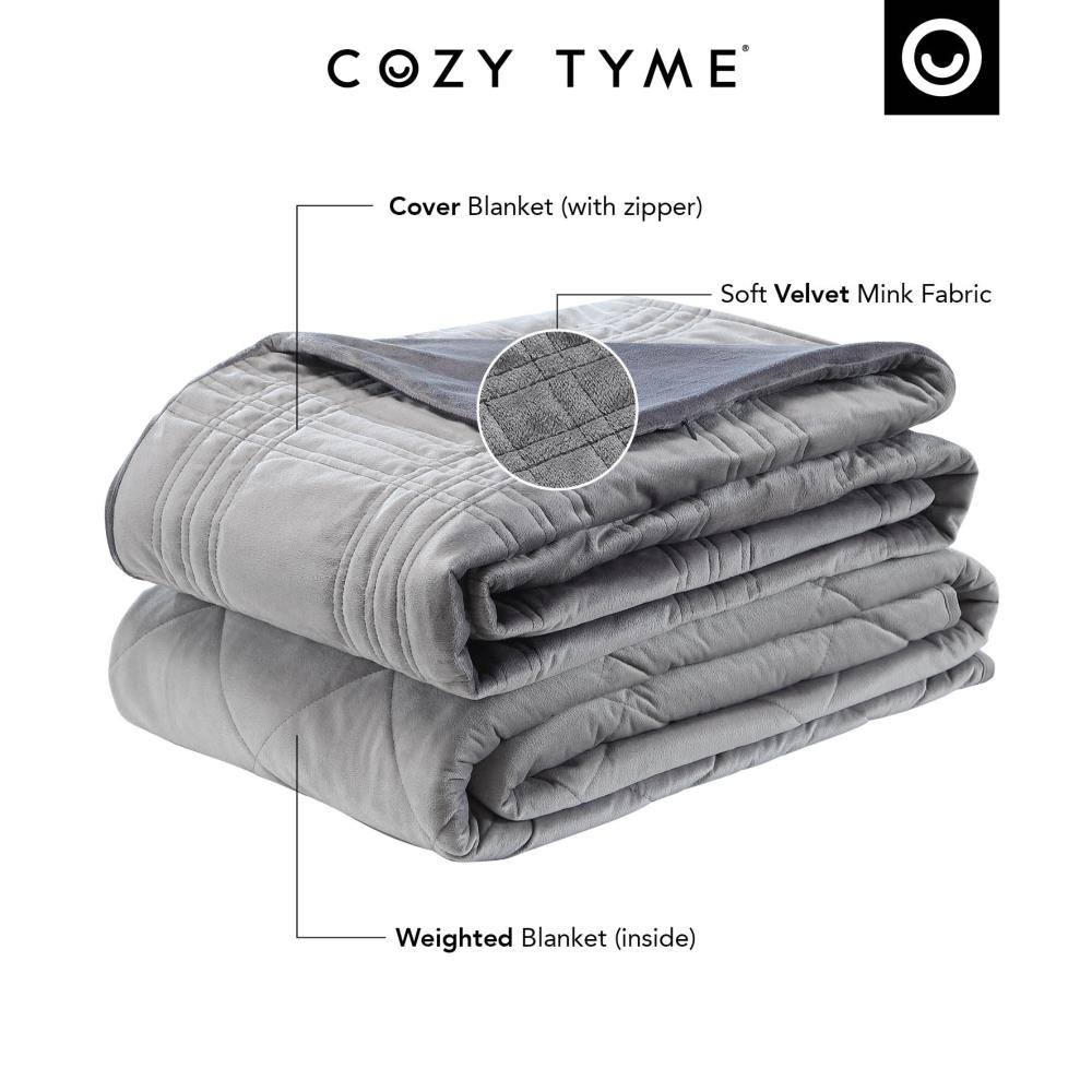 Cozy Tyme B17120-25GRQ-LS Blankets-And-Throws - View #4