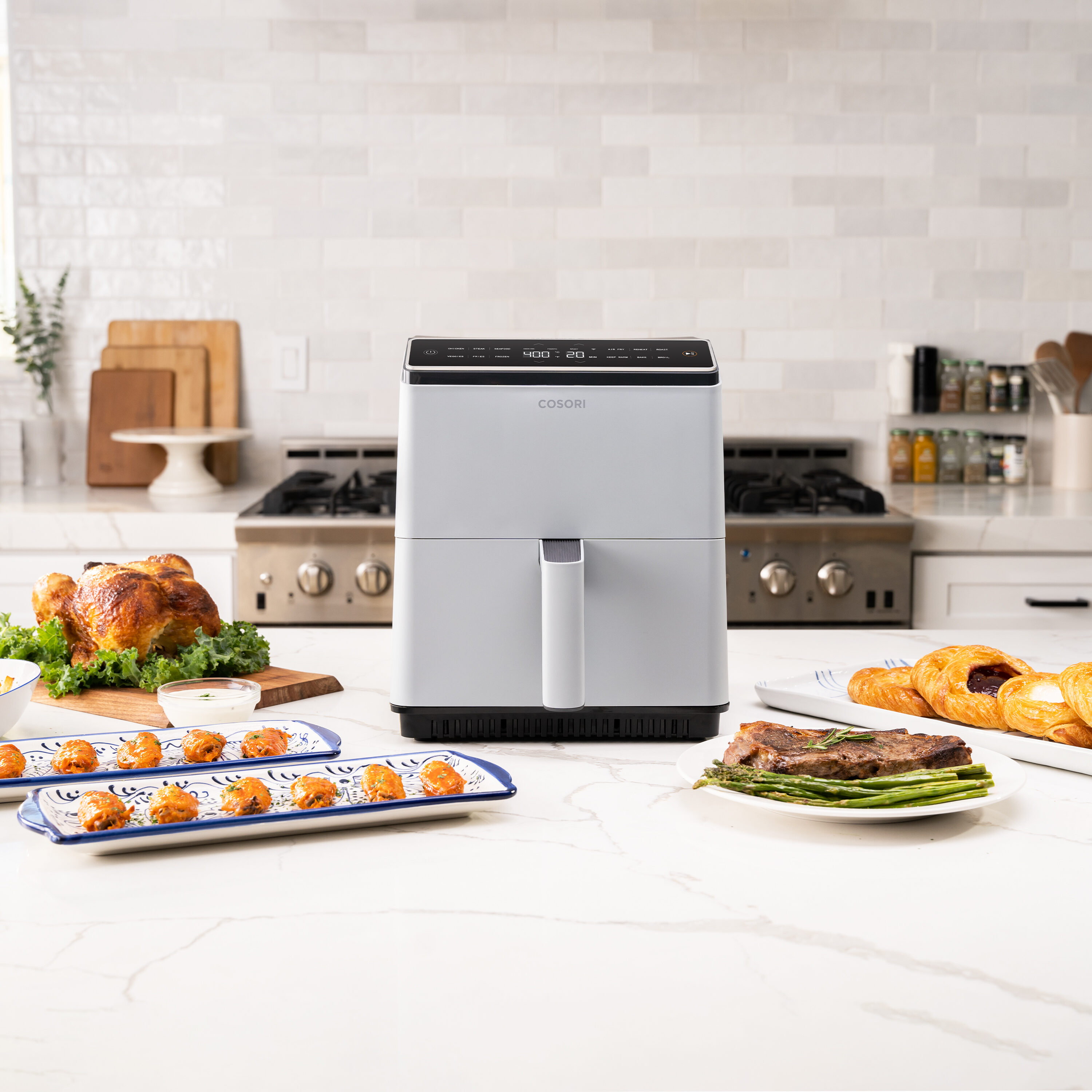 Cosori Pro III Dual Blaze review: A smart air fryer with no shaking or  pre-heating required