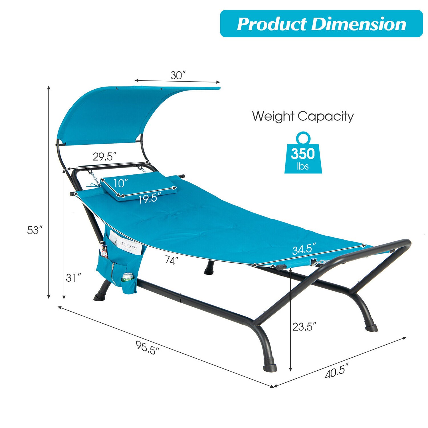 WELLFOR TDZ10404NY Patio-Chairs - View #7
