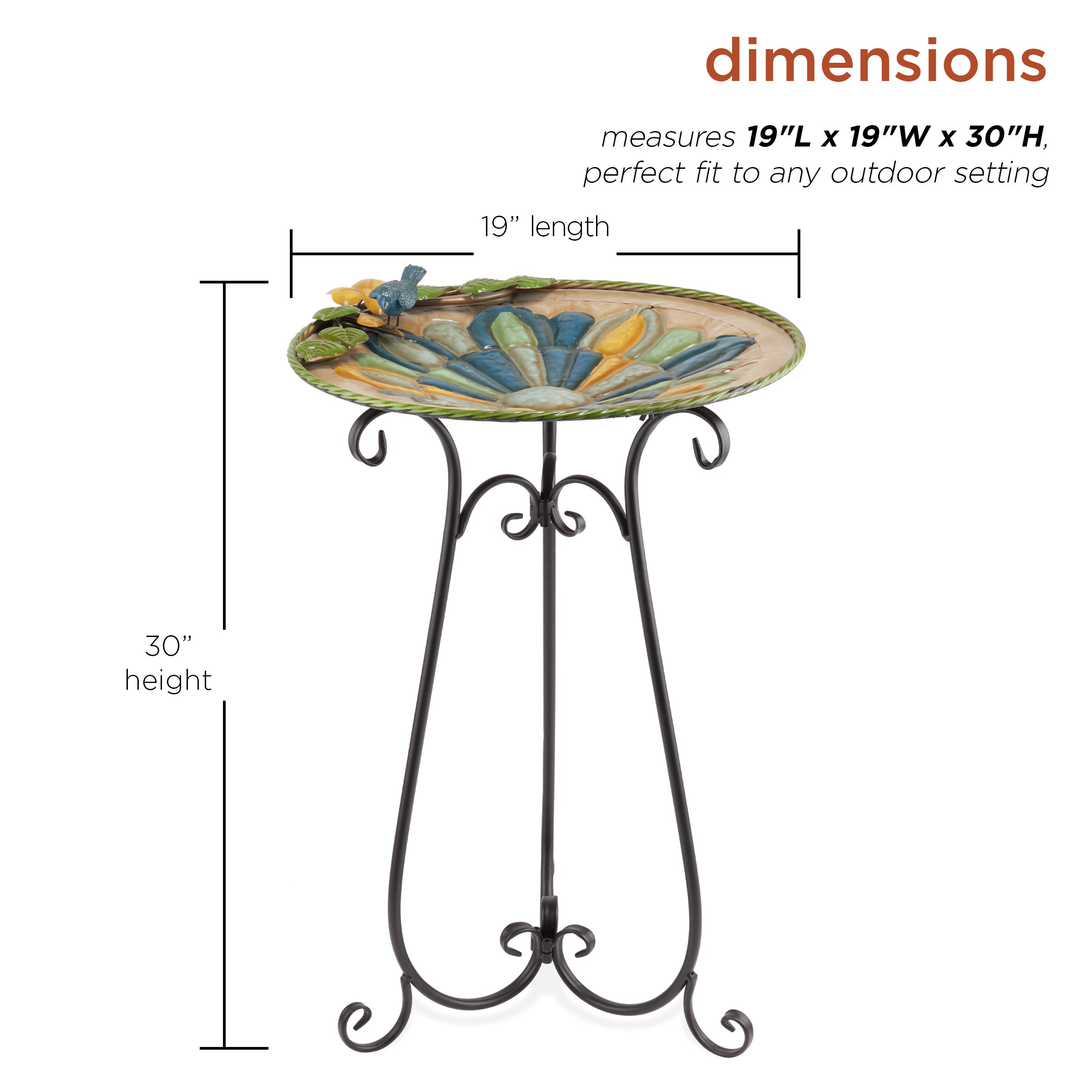 Alpine Corporation ORS594 birdbaths - View #3