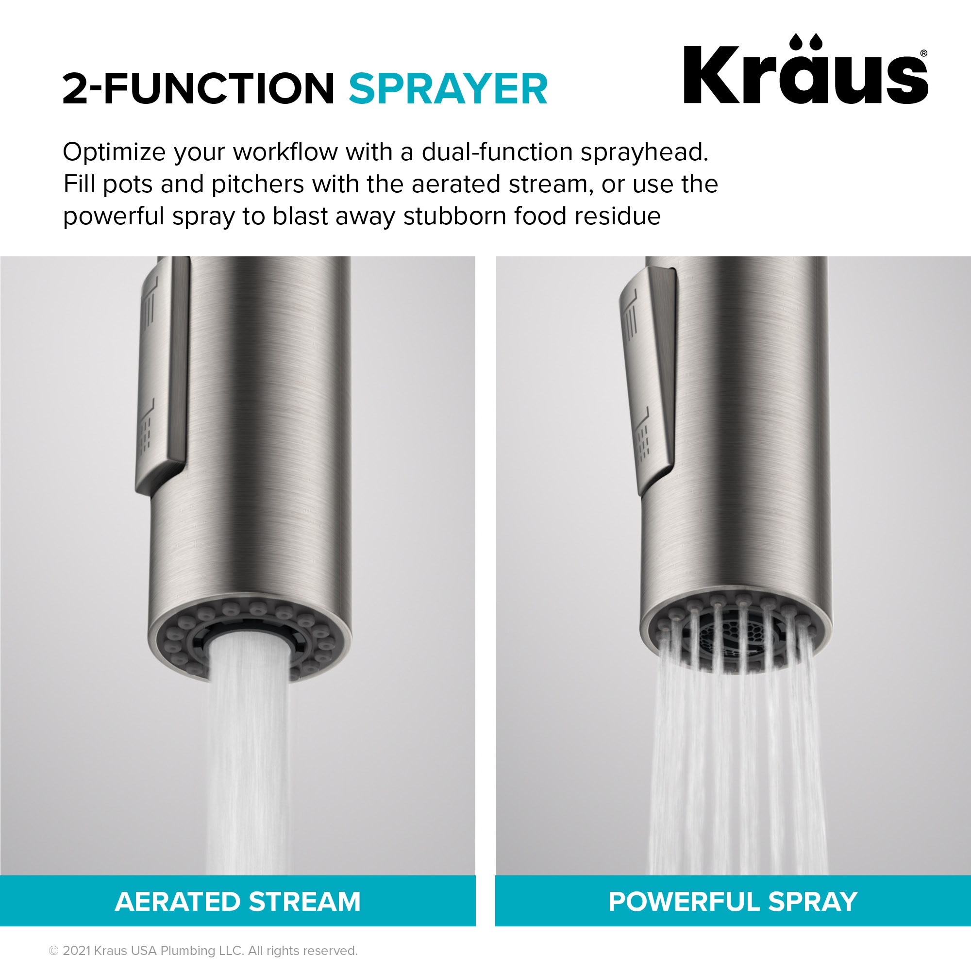 Kraus KPF-2620SFACB Kitchen-Faucets - View #10