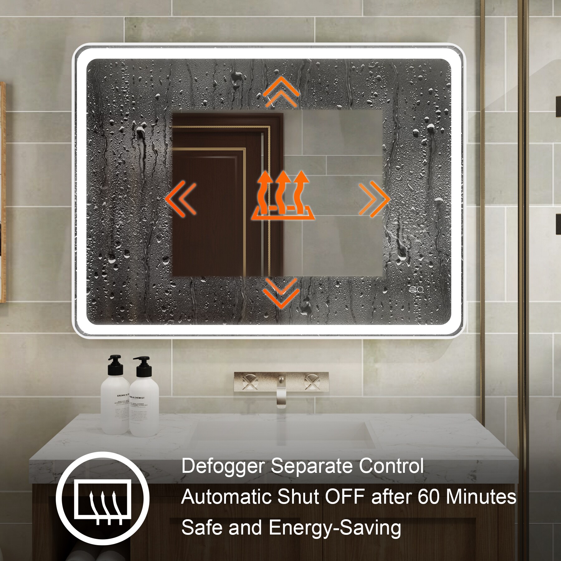 CALVON RC9-4836WT Framed-Bath-Mirrors - View #10