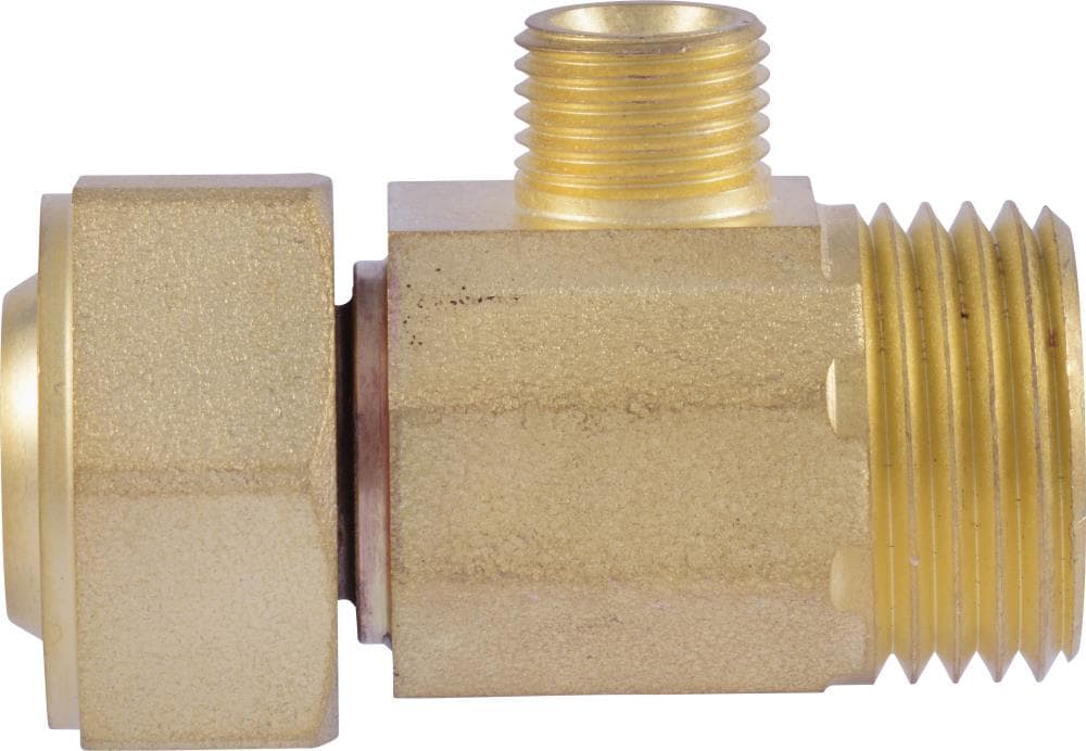 Details about   AMC Compression Tee 3/8 Inch Lead Free Brass 10064-06 