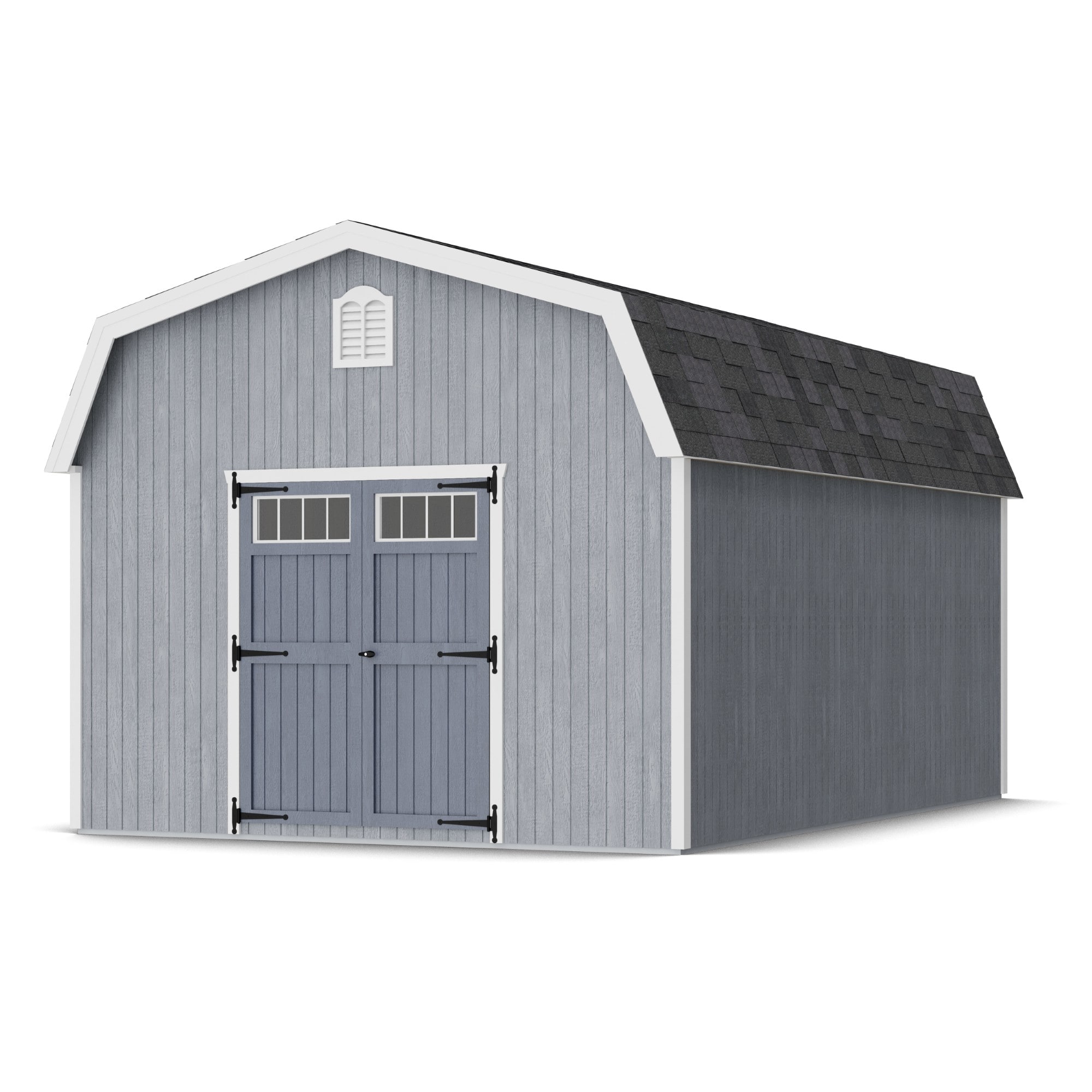 Little Cottage Co 12X18 WBCGS-PC Colonial Woodbury 12-ft x 18-ft Gambrel Style Wood Outdoor Storage Shed with 2 Doors
