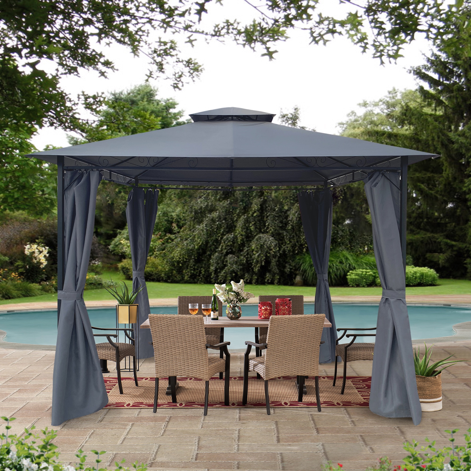 Bayfeve BFBU-41638 Wood-Resin-Gazebos - View #3