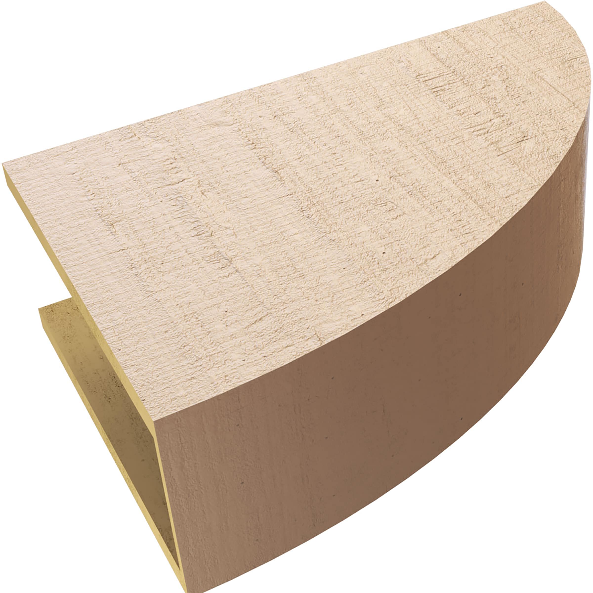 Ekena Millwork CORU08X24X16DURRCPR corbels - View #6