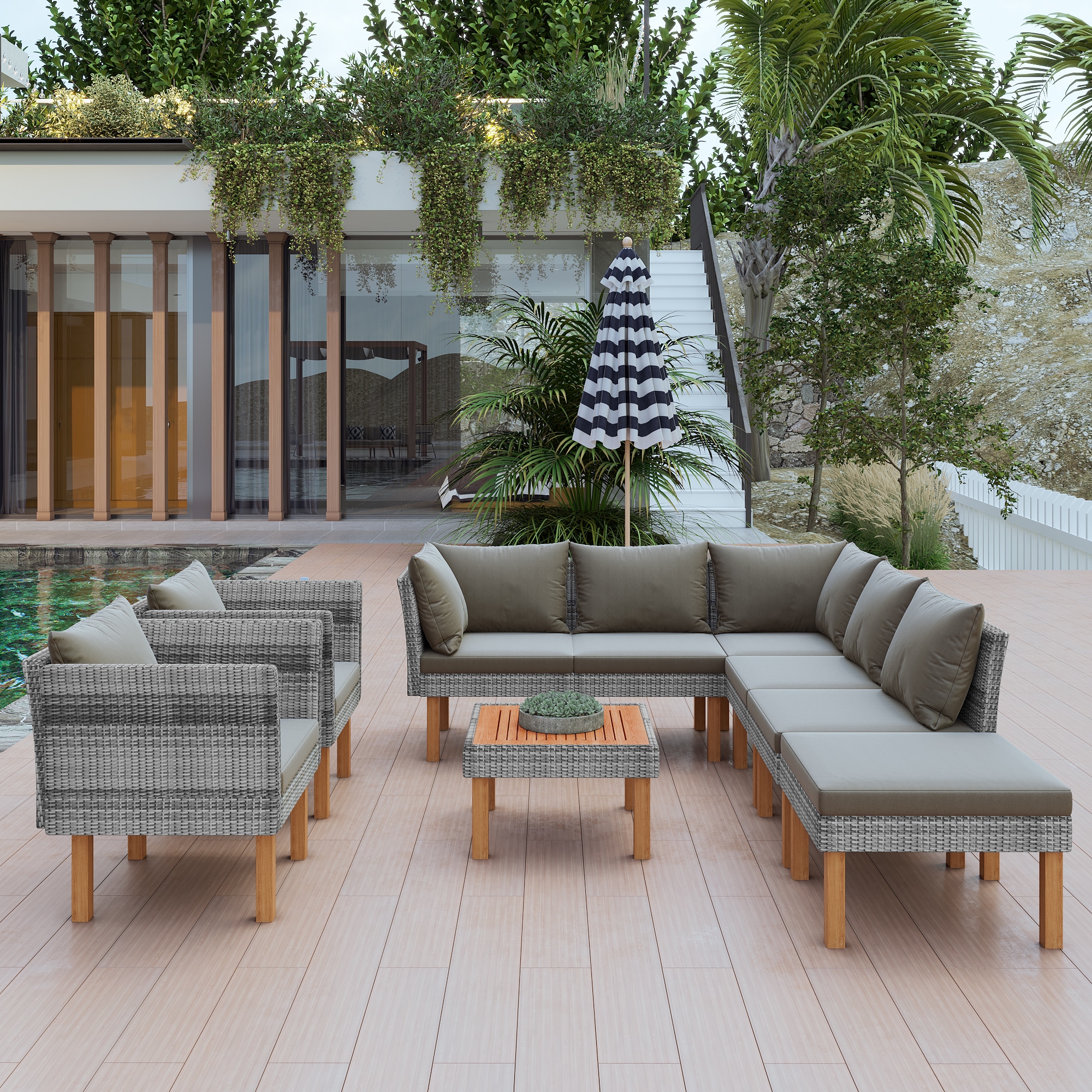 ModernLuxe L-FG201208AAE Patio-Conversation-Sets - View #2