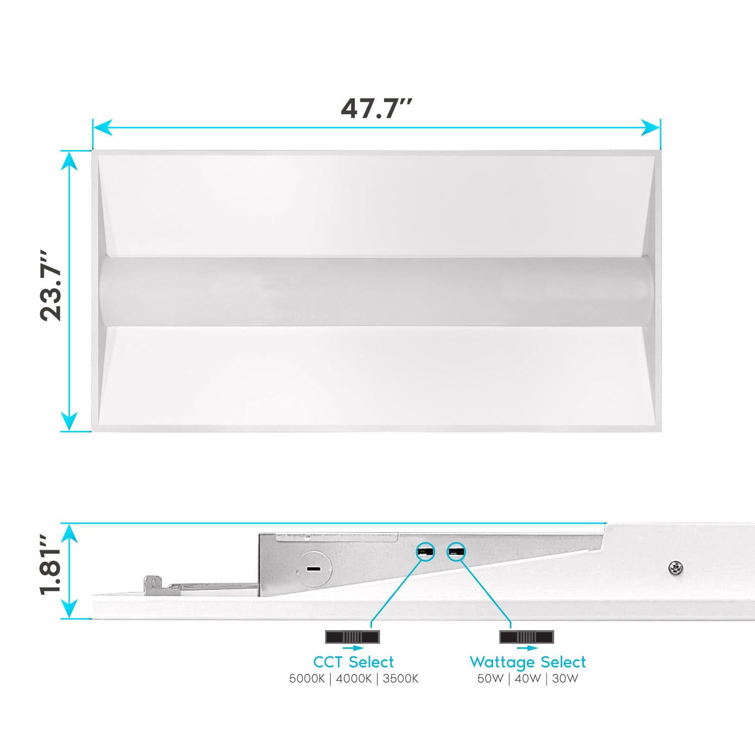 Luxrite LR25137-2PK Led-Panel-Lights - View #9