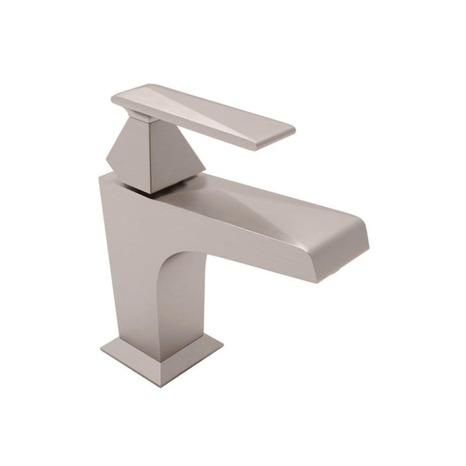 Rohl Vincent Satin Nickel 1 Handle Single Hole Watersense Bathroom Sink Faucet In The Bathroom Sink Faucets Department At Lowes Com