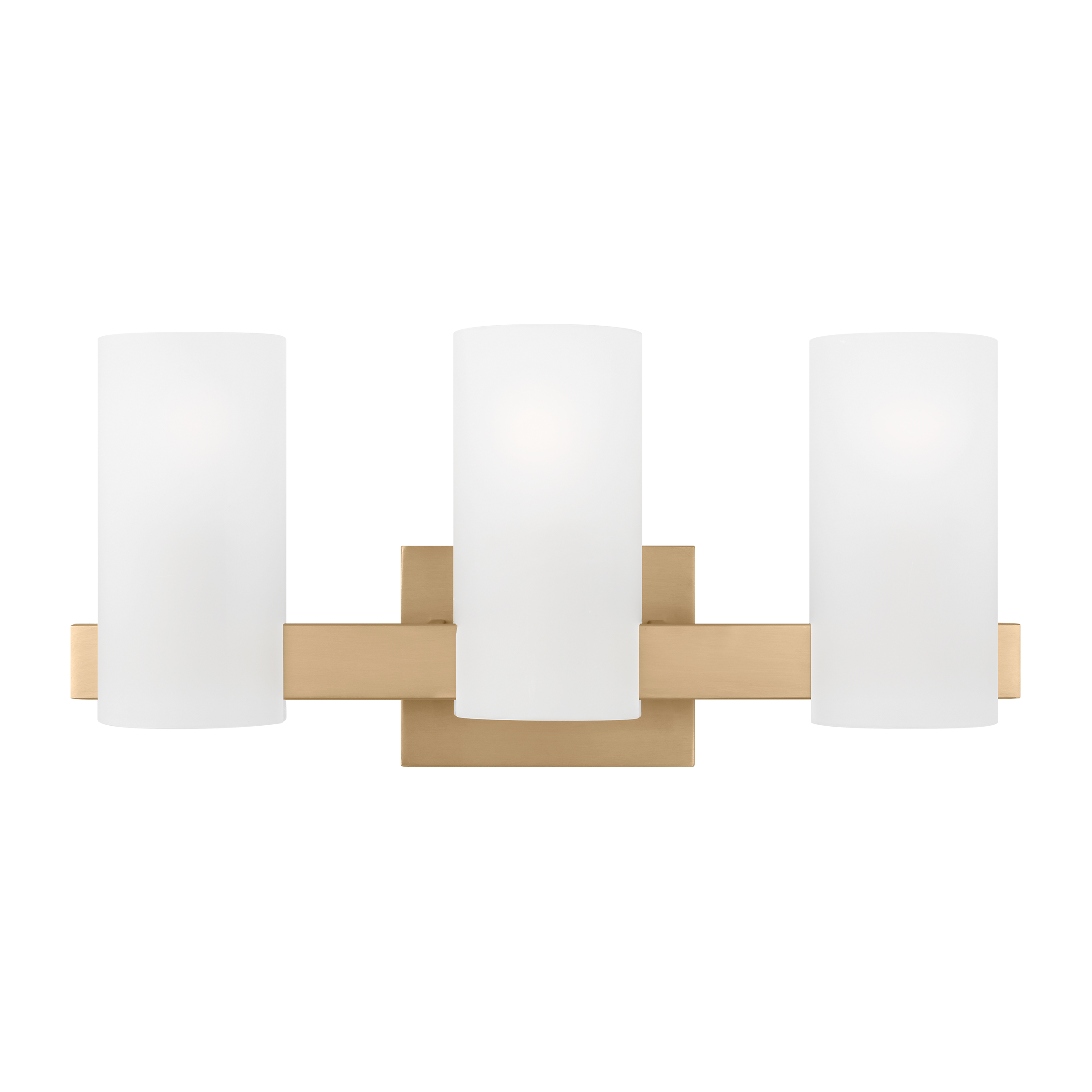 Scott Living DJV1103SB Rhode 19.625-in 3 -Light Satin Brass Modern/contemporary Vanity light