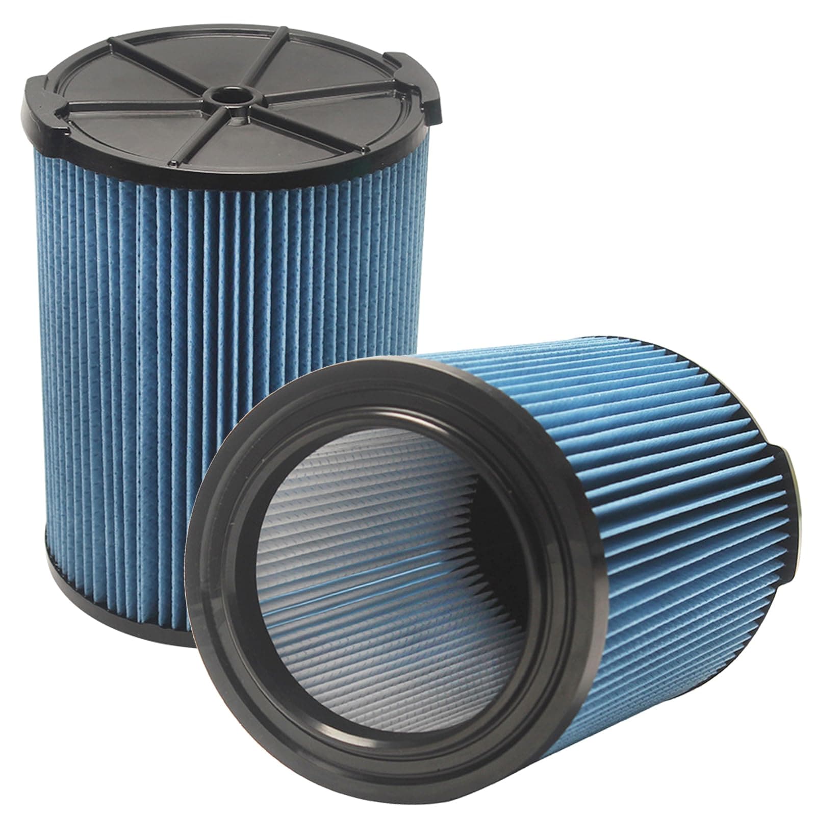 AOIZGMY  2 Pack VF5000 Filter Replacement for Ridgid Shop Vac 5 20 Gallon Wet Dry Vacuums 3 Layer Pleated Wet Dry Vacuum Filter Compatible with