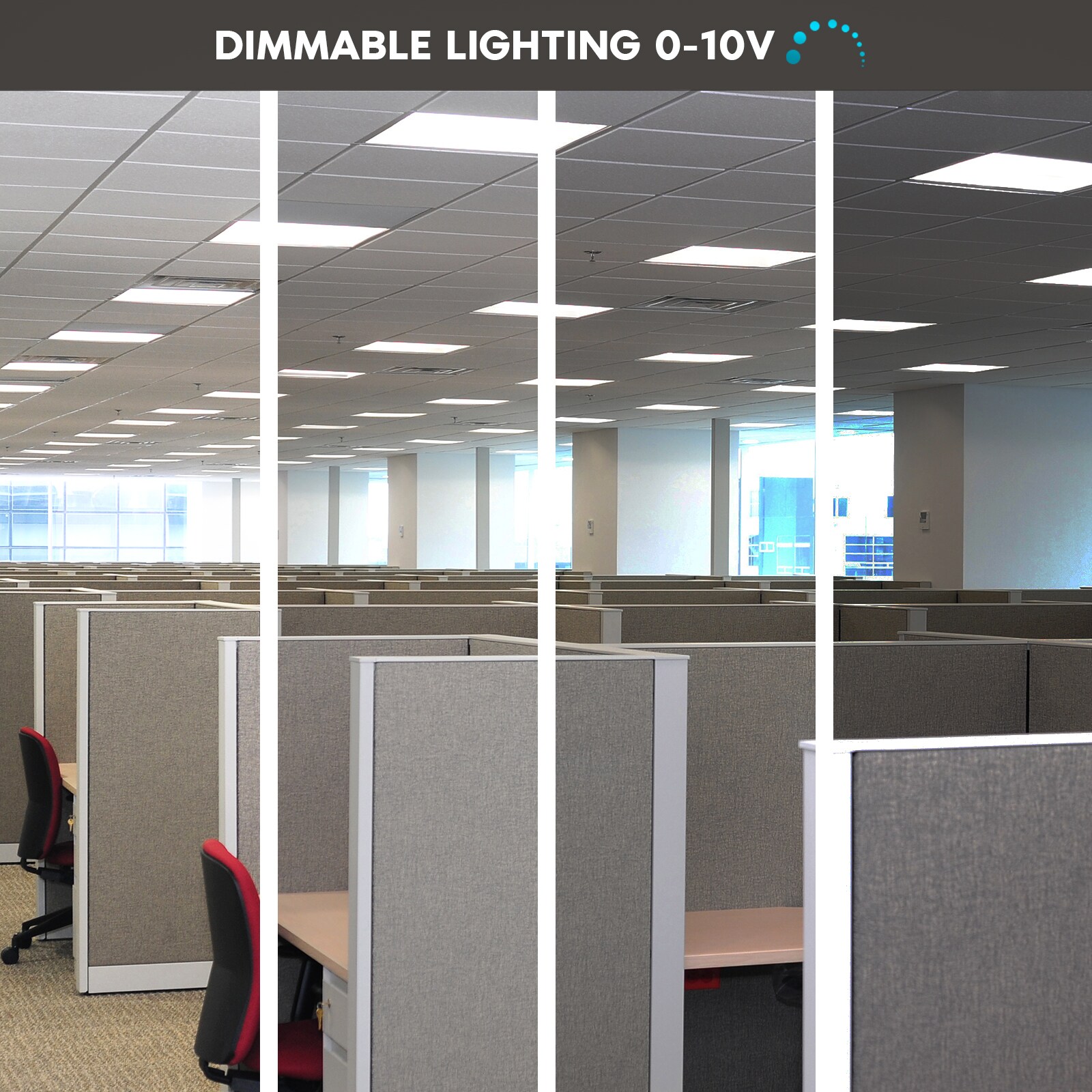Luxrite LR24250-4PK Led-Panel-Lights - View #5