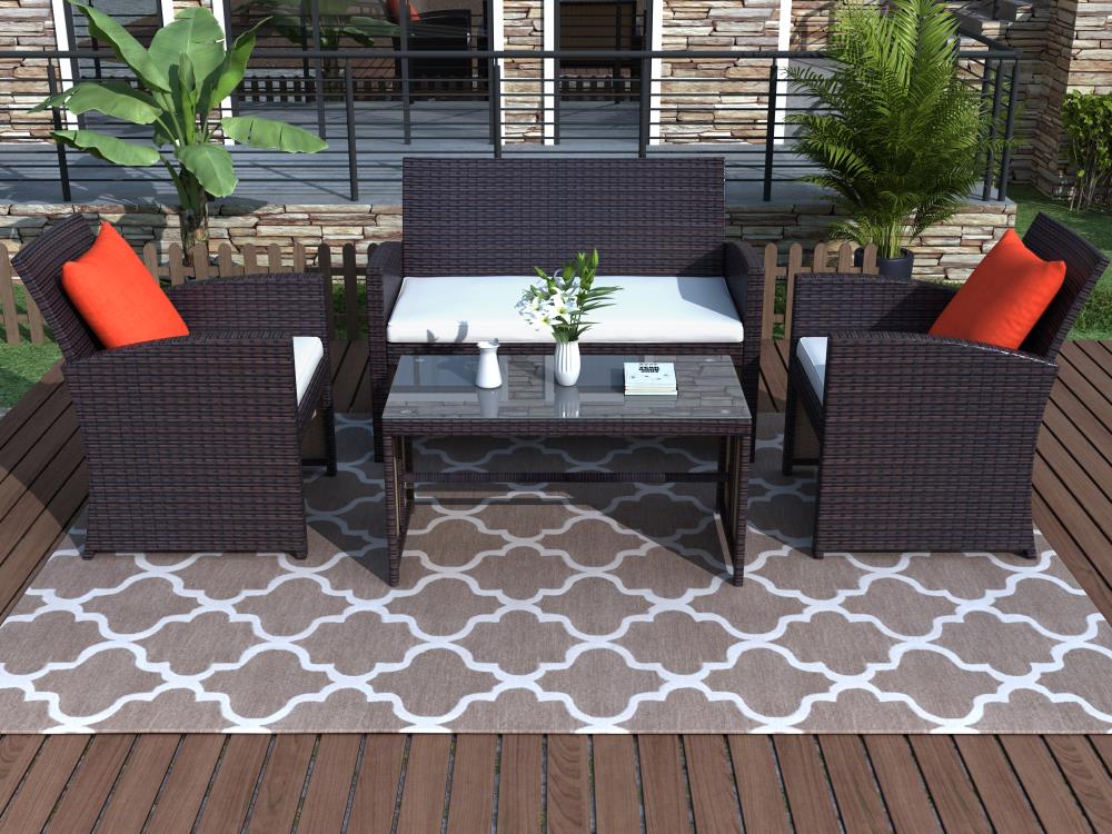 CASAINC CEW-ZHRS3108-RD Patio-Conversation-Sets - View #2