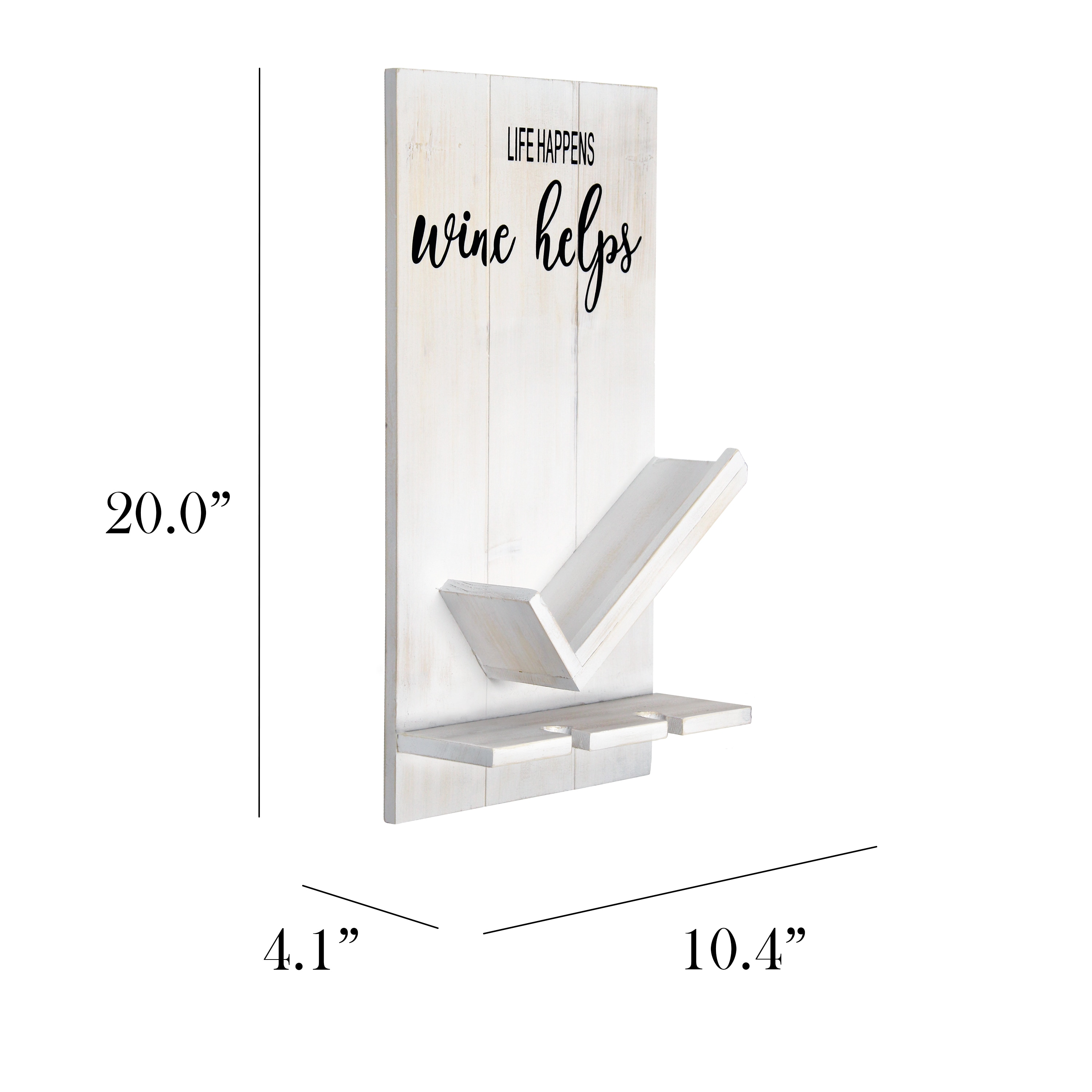 Elegant Designs HG1016-WWH Wine-Racks - View #3