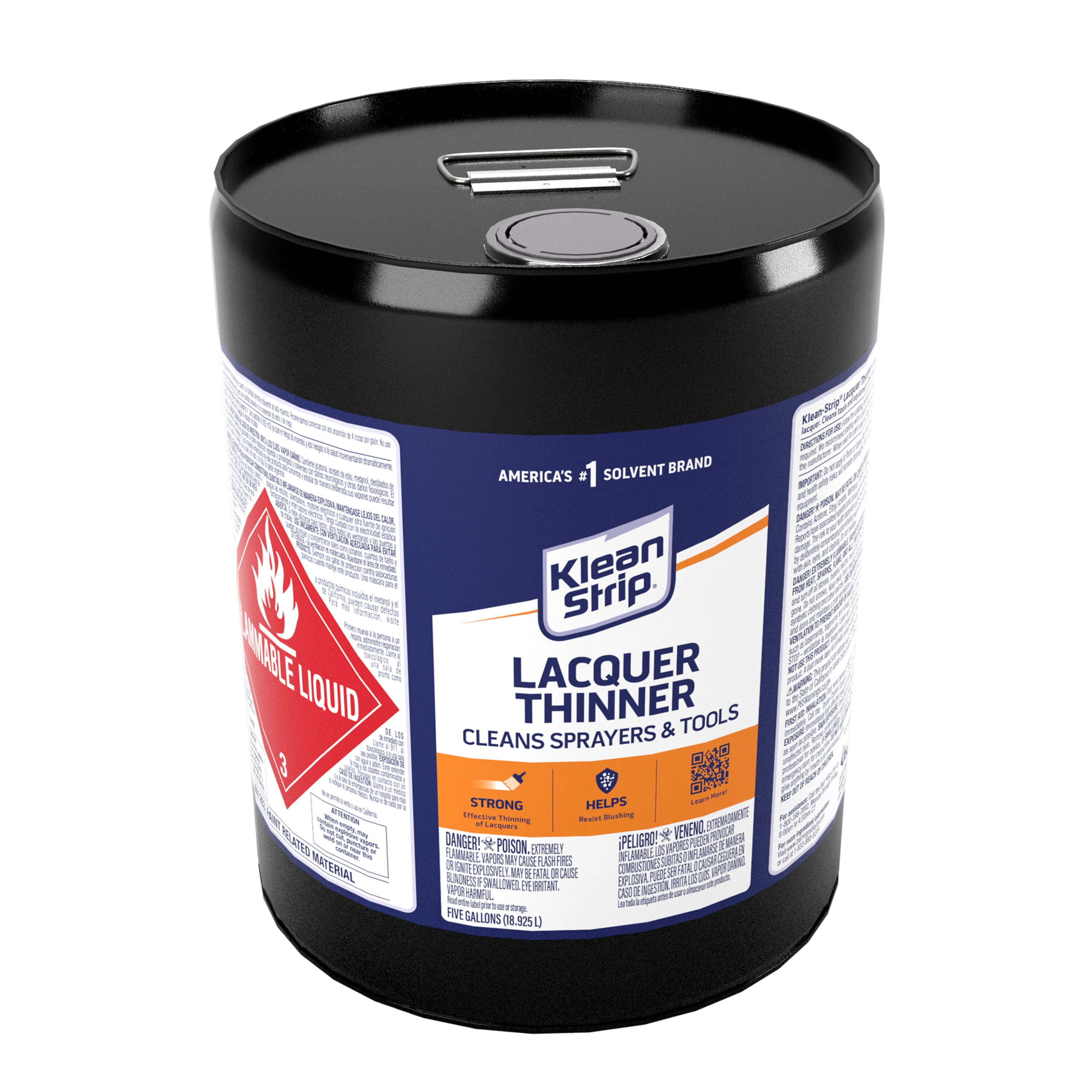Lacquer Thinner Per Gallon; Oil Paint Diluting Dissolvent Cleanser  Evaporates Quickly - Arad Branding