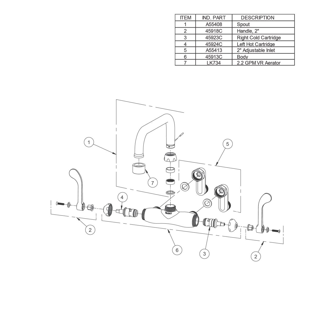 Elkay LK945TS08L2T Kitchen-Faucets - View #2