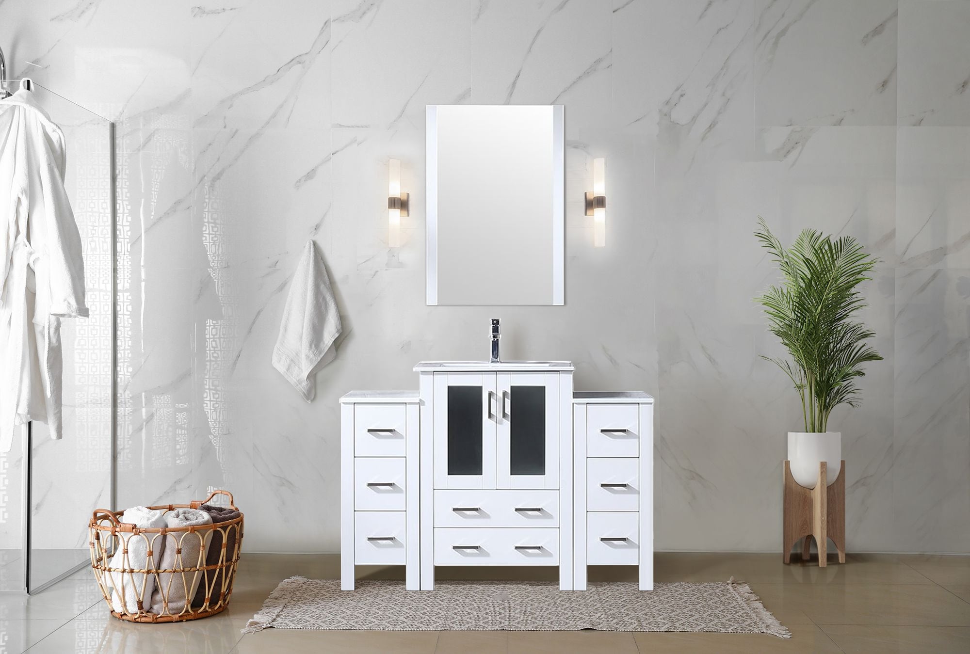 Lexora LV341848SAESM22 Bath-Vanity-Combo - View #3