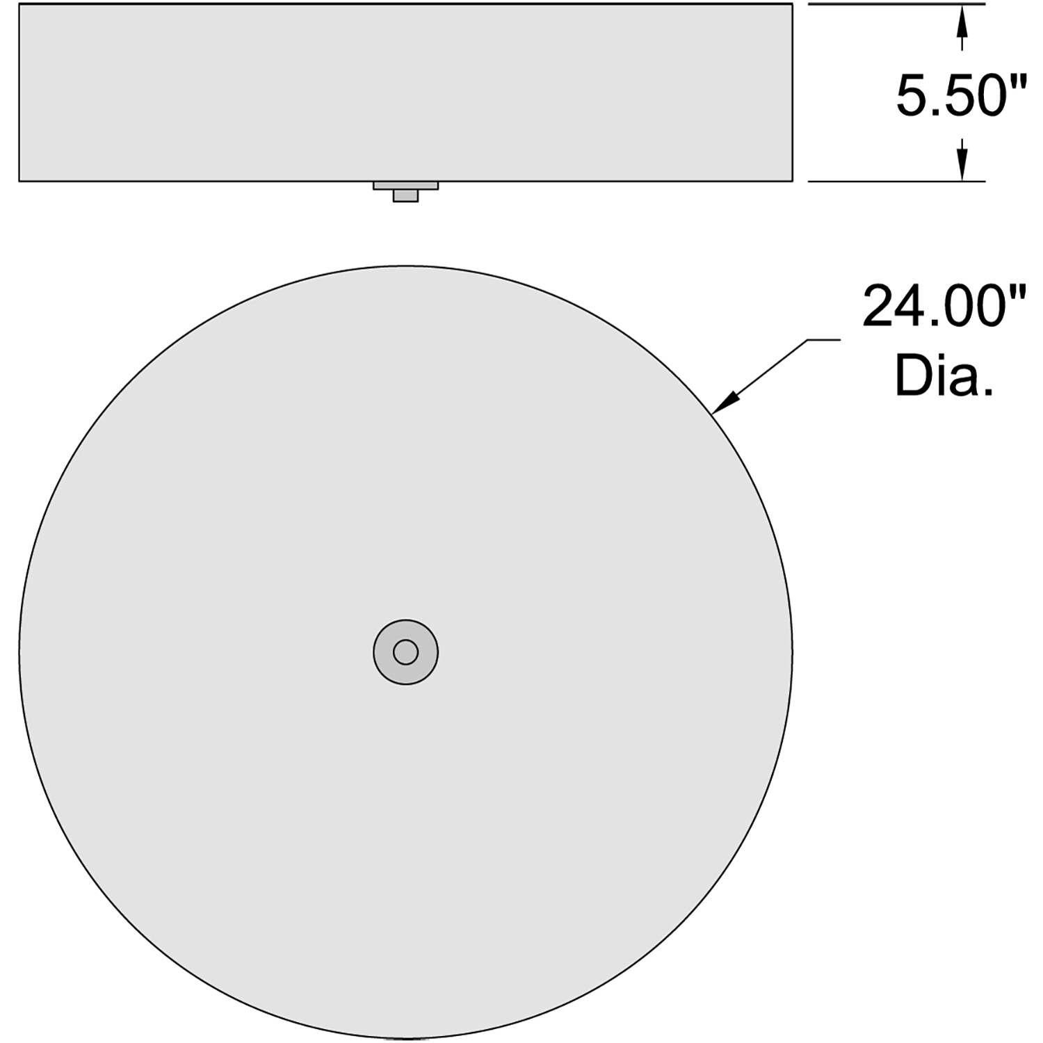 Access Lighting 64064LEDDLP-BS/WH flushmounts - View #6