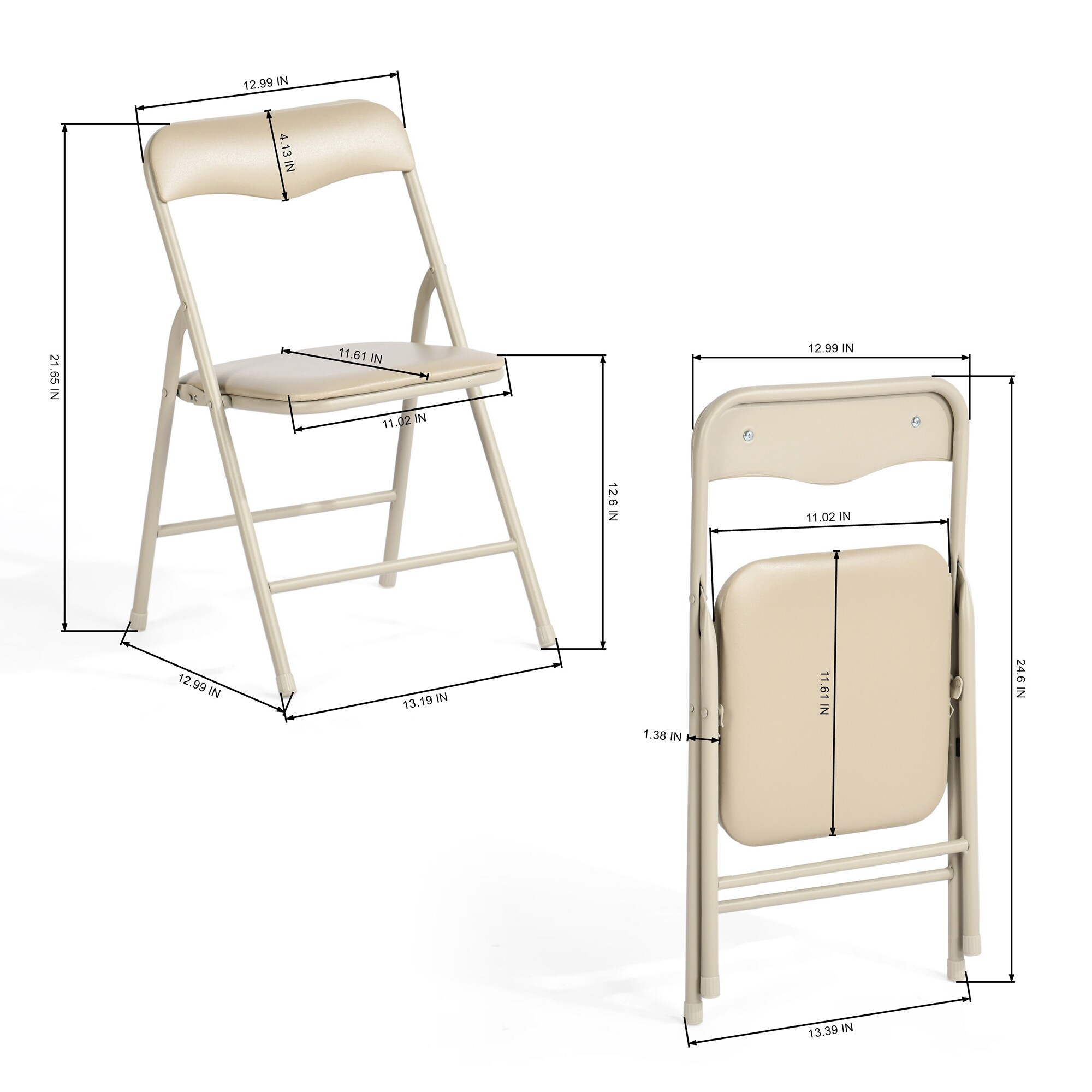 Homy Casa PAGE CAMEL Folding-Furniture-Sets - View #4