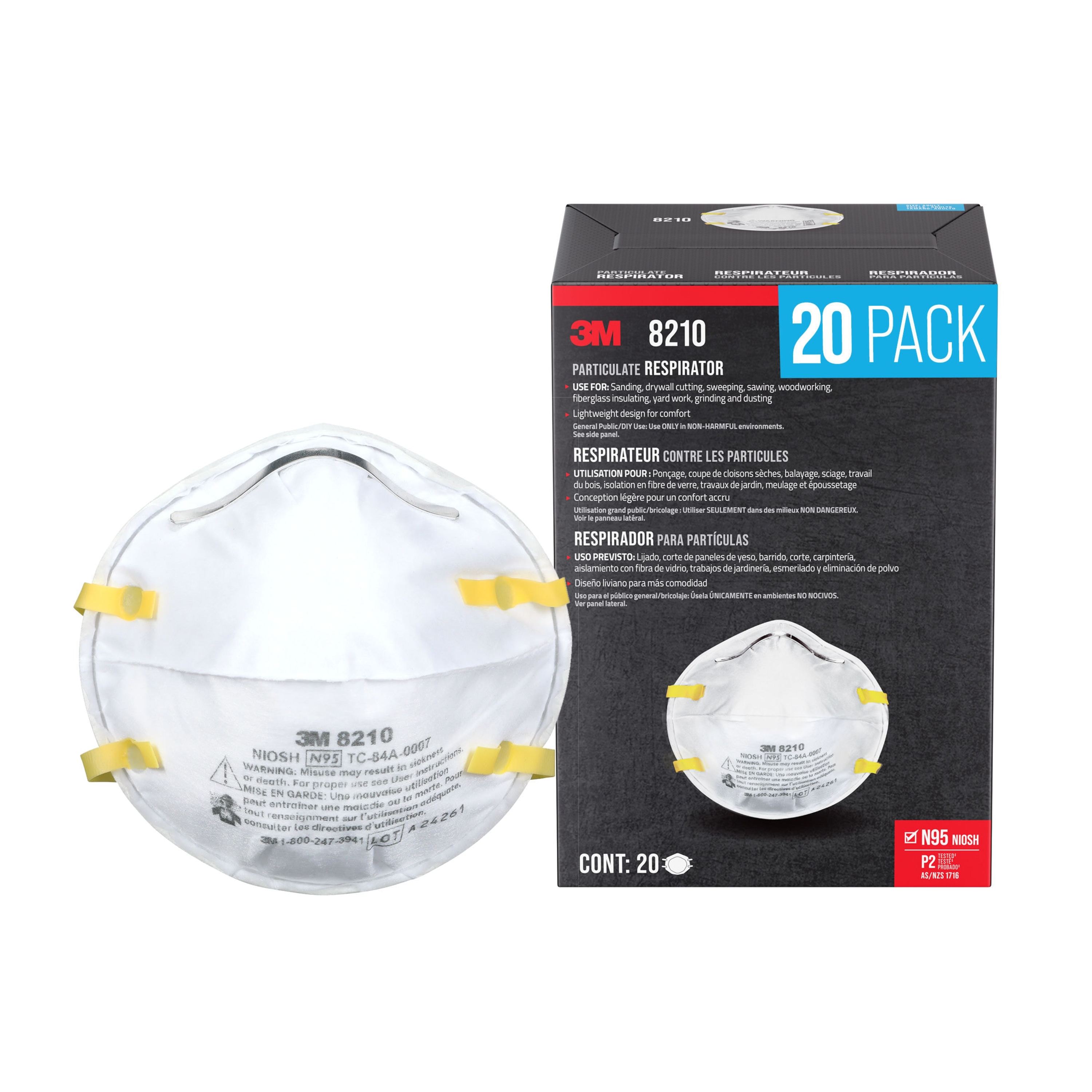 3M 8210DB1-A respirators - View #2