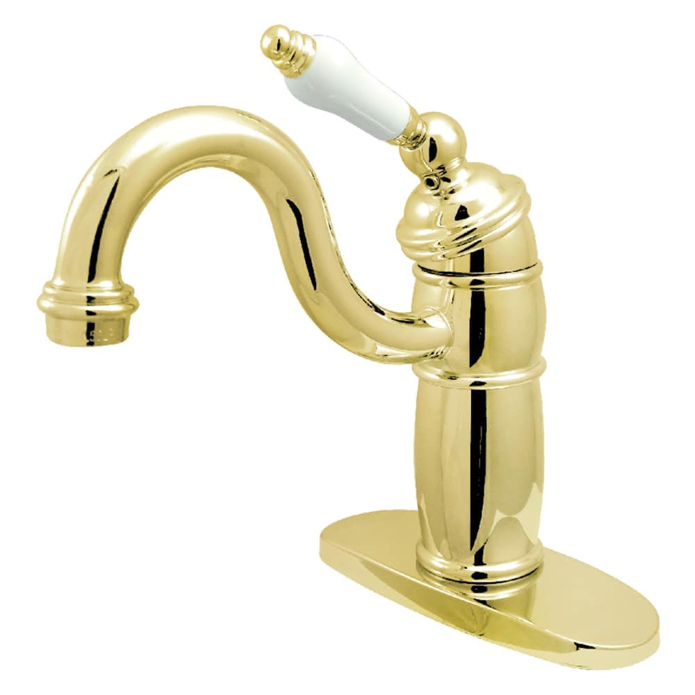 Kingston Brass  KB148.PL Victorian 1.8 GPM Standard Bar Faucet  Includes Escutcheon