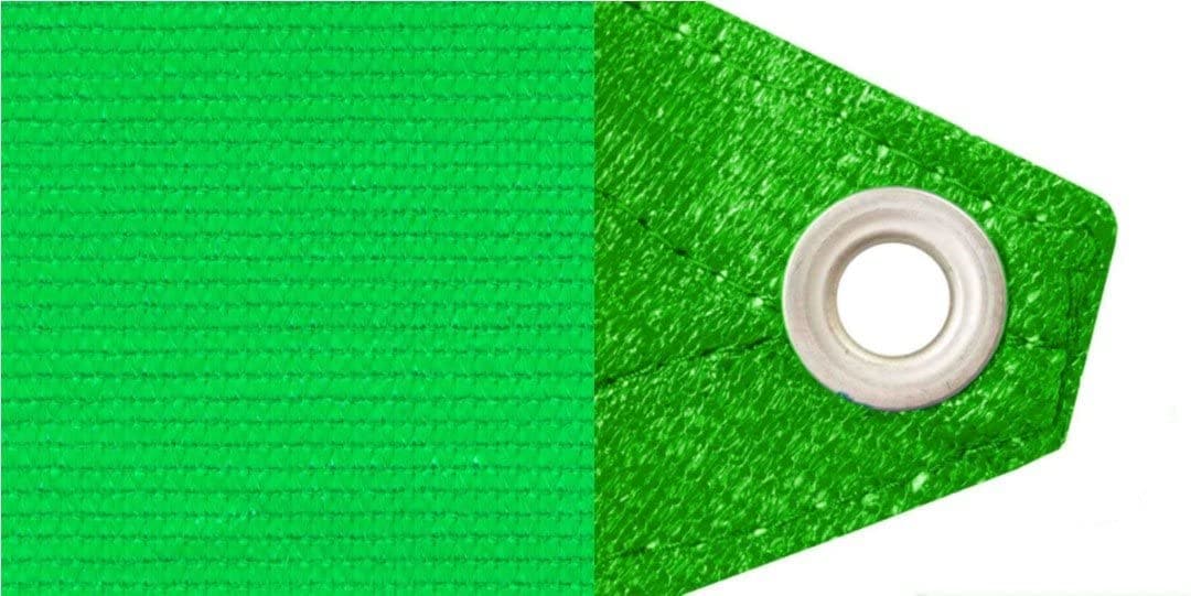 Lime Green High Density Polyethylene Triangle Shade Sail