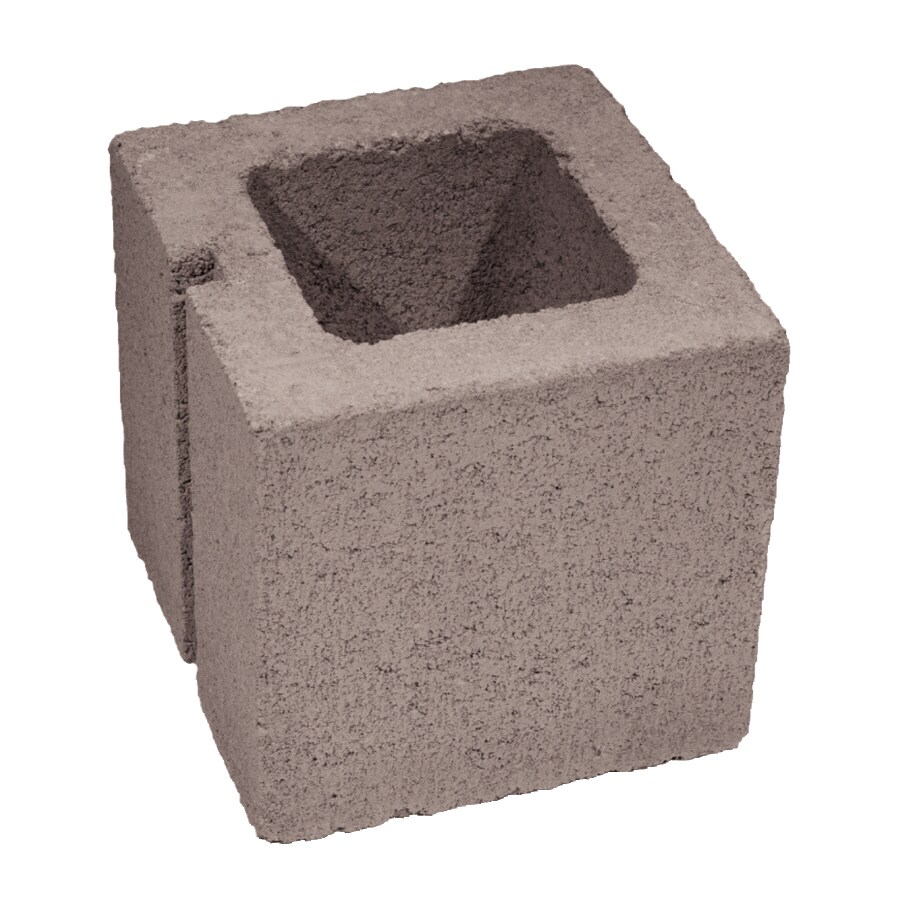  10336 8-in W x 8-in H x 8-in L Cored Concrete Block