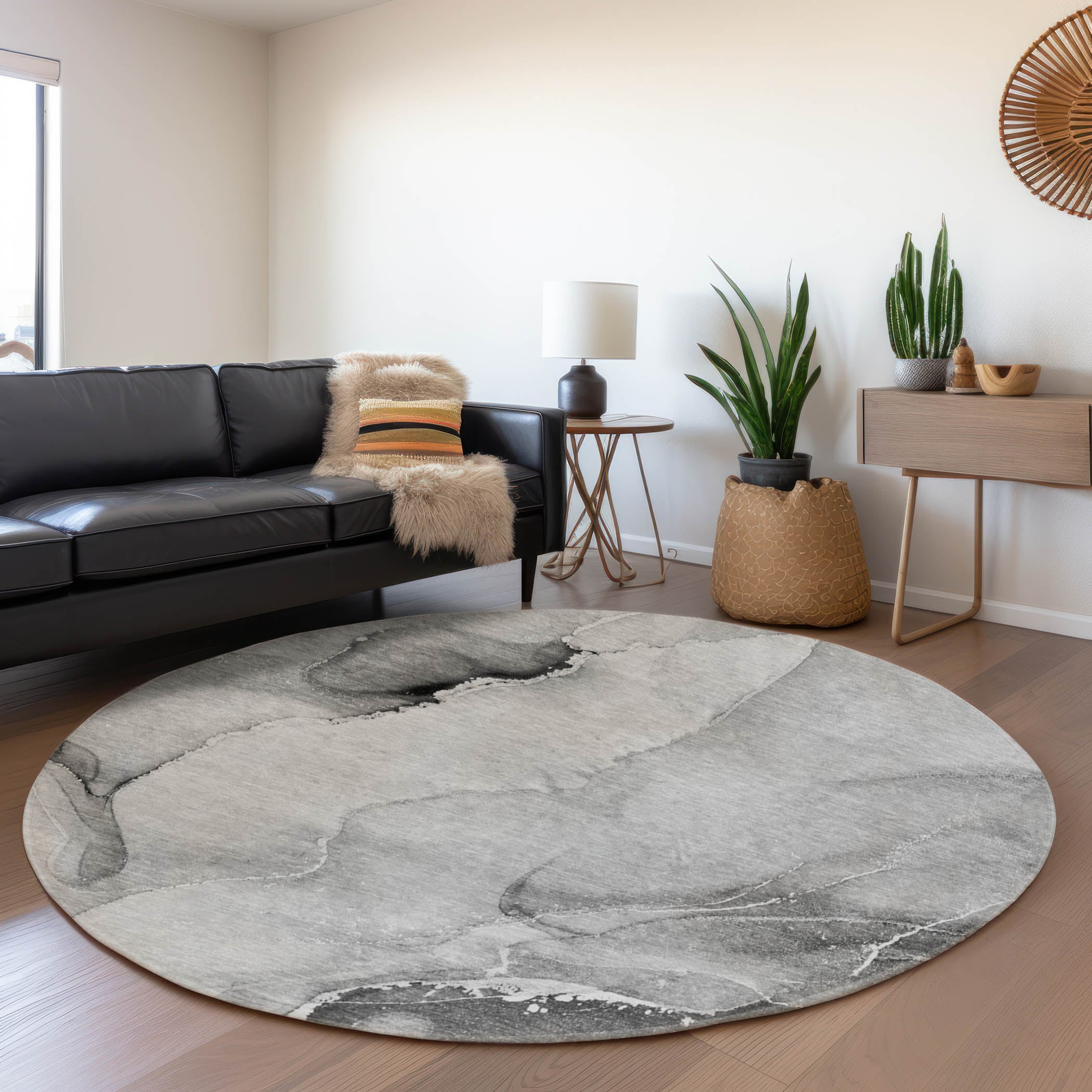 Addison Rugs AMF529CH2X8 Mayfield AMF529CH 2 x 7 (ft) Loomed Polyester Chocolate Rectangular Indoor Abstract Machine washable Area rug