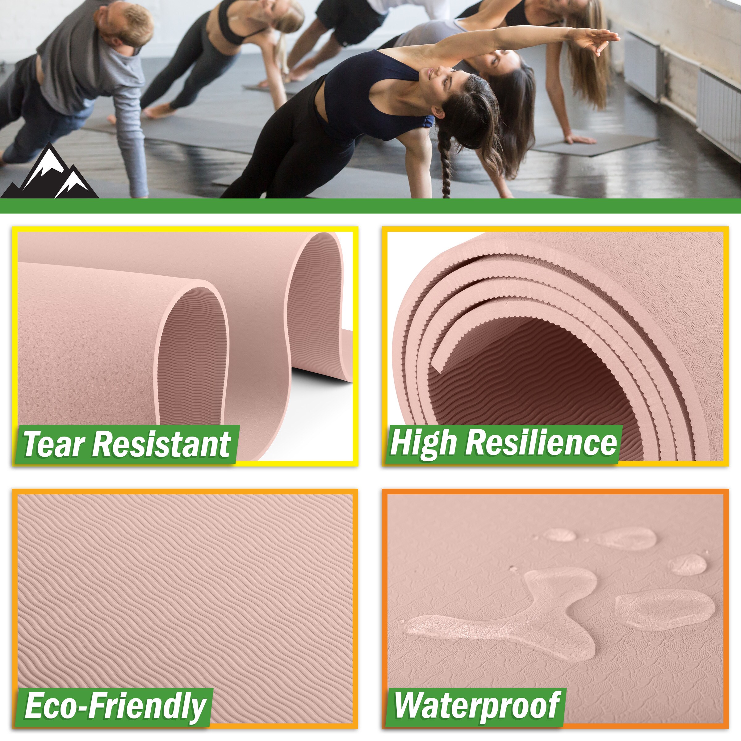 Wakeman 80-5222 Yoga-Mats - View #3