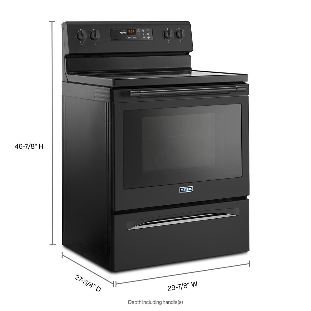 Maytag 30 in. 5.3 cu. ft. Air Fry Convection Oven Freestanding