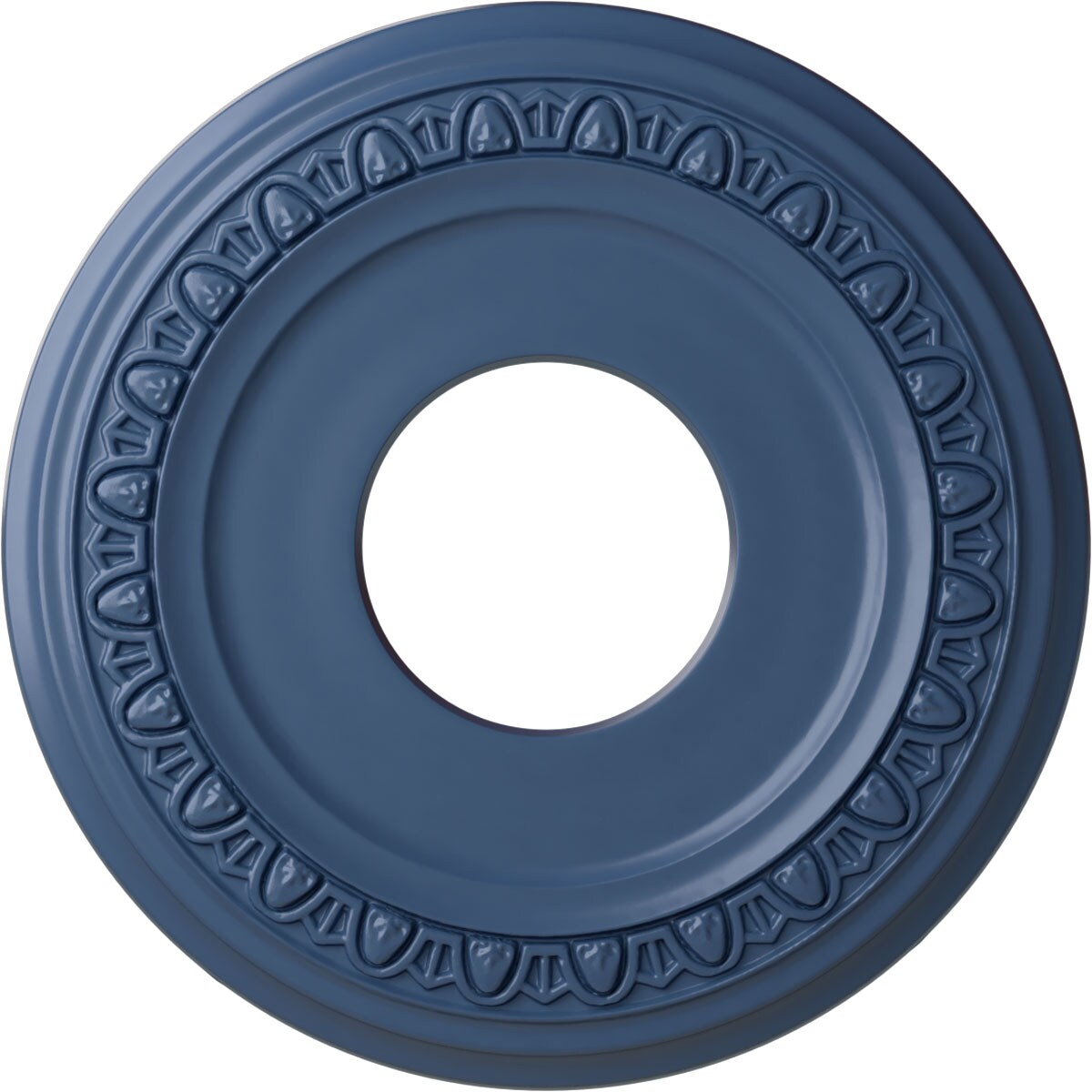 Ekena Millwork CM12JAAMF Jackson 12.25-in W x 12.25-in L Painted Americana Polyurethane Whole Ceiling Medallion