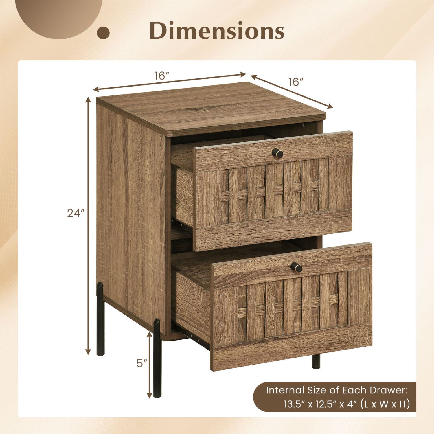 Kitstorack DOBAKS-D01027HYU3G nightstands - View #5
