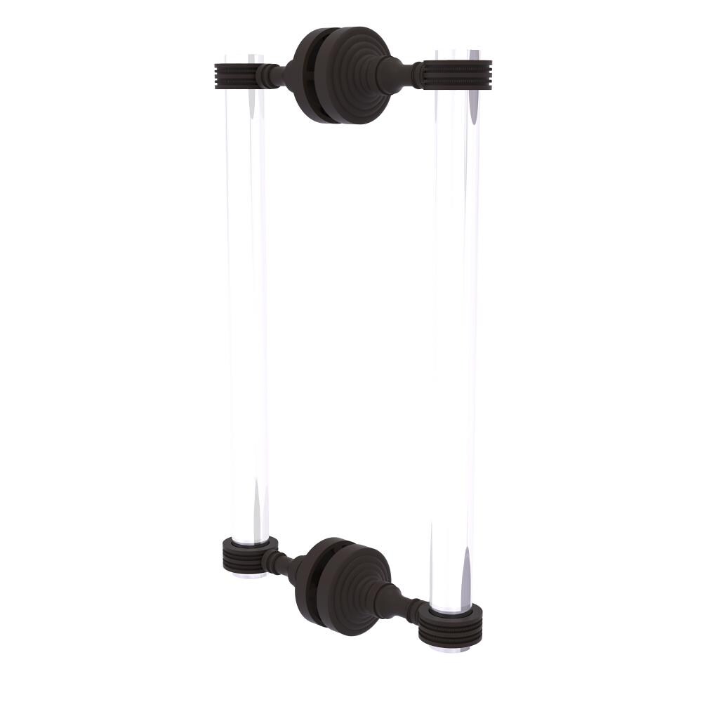 Allied Brass PG-406D-12BB-ORB Oil-rubbed bronze 12-Inches Hinged shower door Handle
