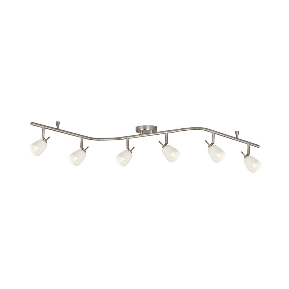 satin nickel track lighting