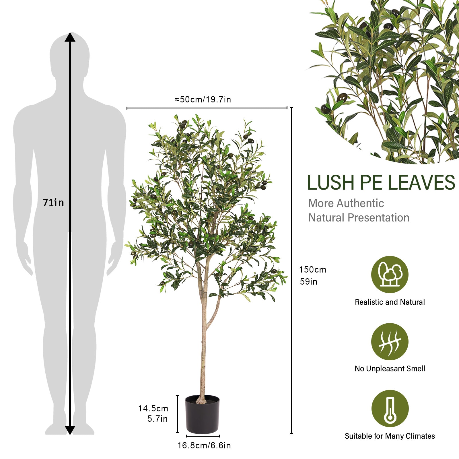 Tatayosi JJ-5P323227 Artificial-Plants-Trees - View #2