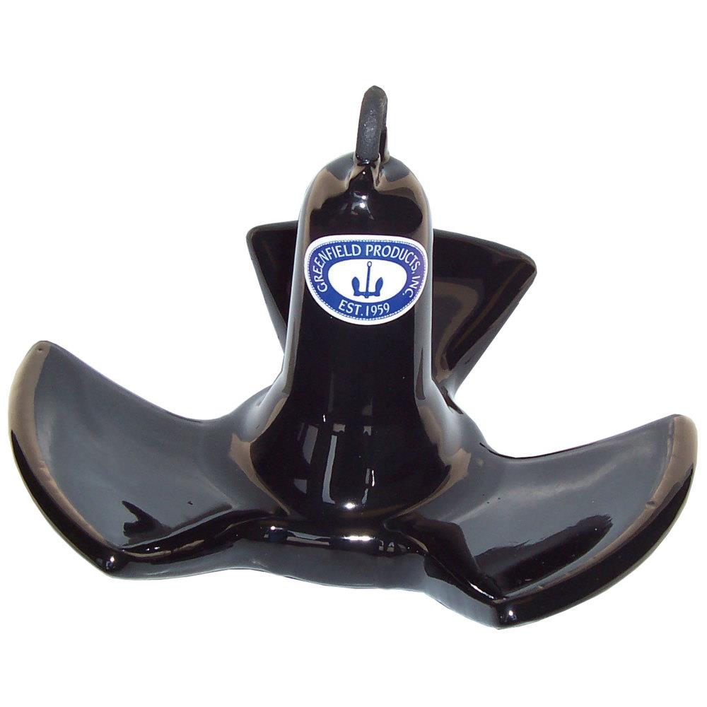 Greenfield Products 520B Vinyl Coated River Anchor- Black, 20 lb.
