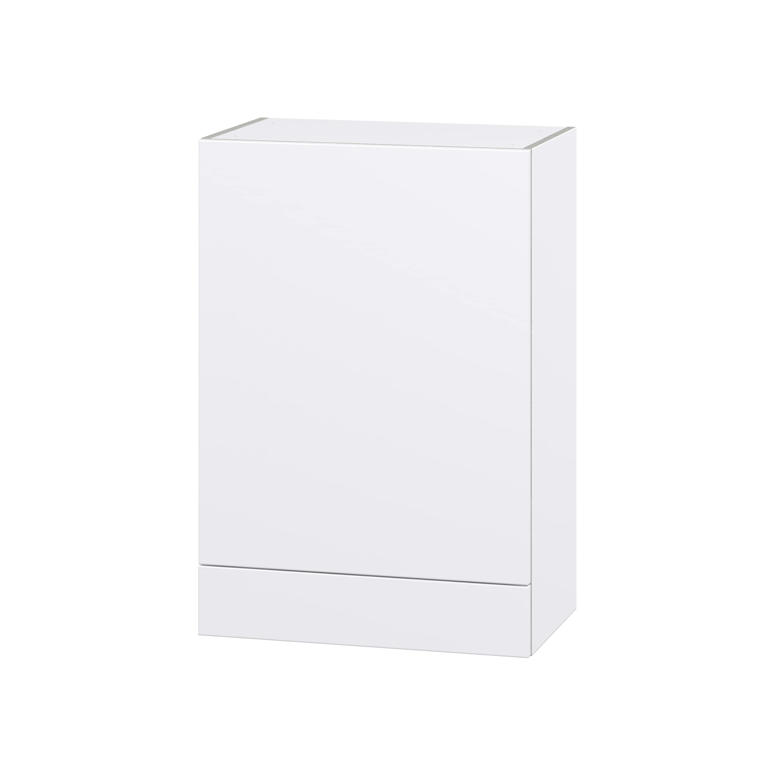 Hugo&Borg DSW2435A(L/R)-LA Lasalle 24-in W x 35-in H x 14-in D Bright White Slab Wall Fully assembled Cabinet (Flat Panel Slab)
