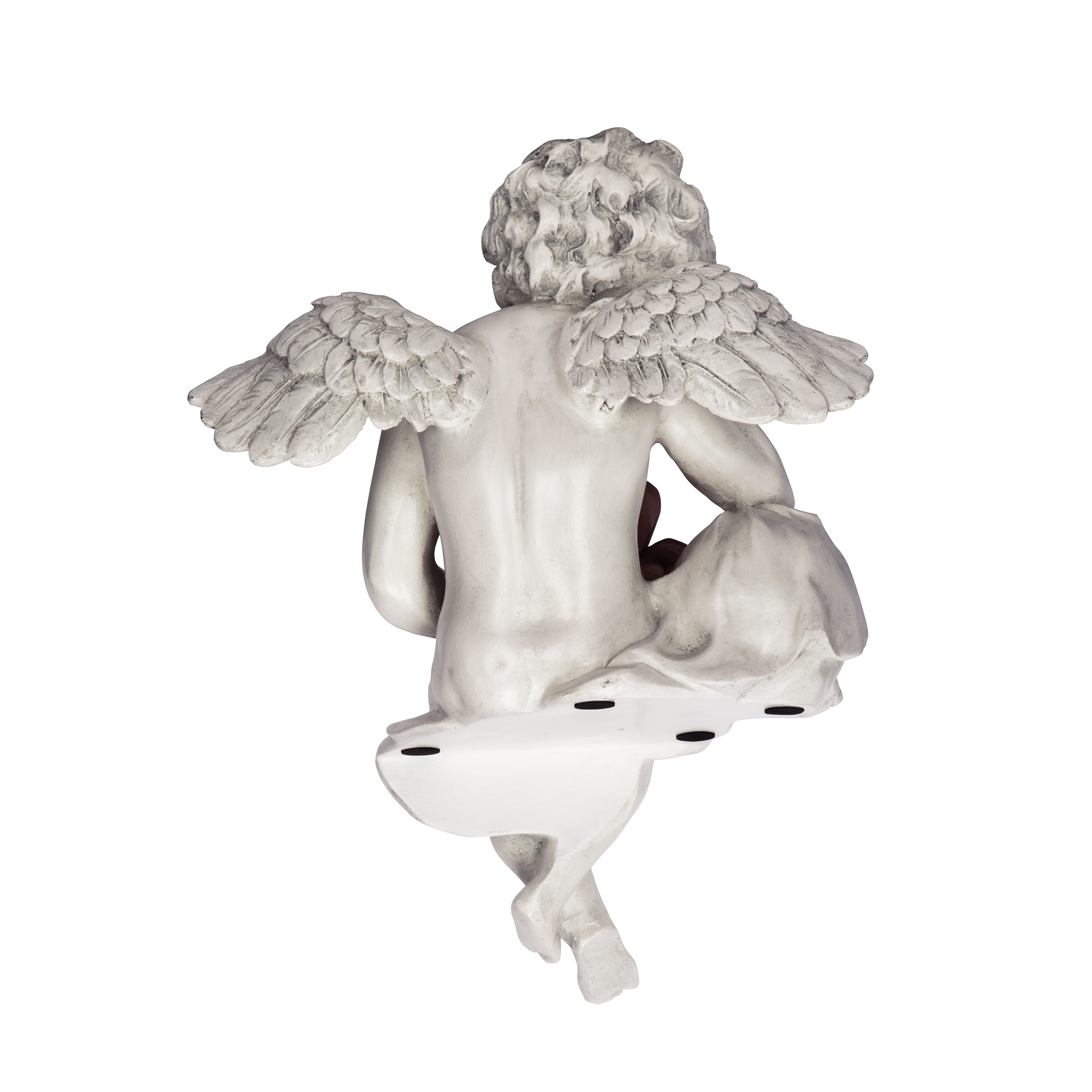 Design Toscano 13-in H x 8.5-in W Off-white Angels and Cherubs Garden ...