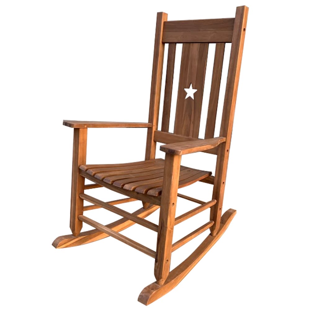 Style Selections Frame Rocking Chair(S) With Slat Seat In The Patio Chairs  Department At Lowes.Com