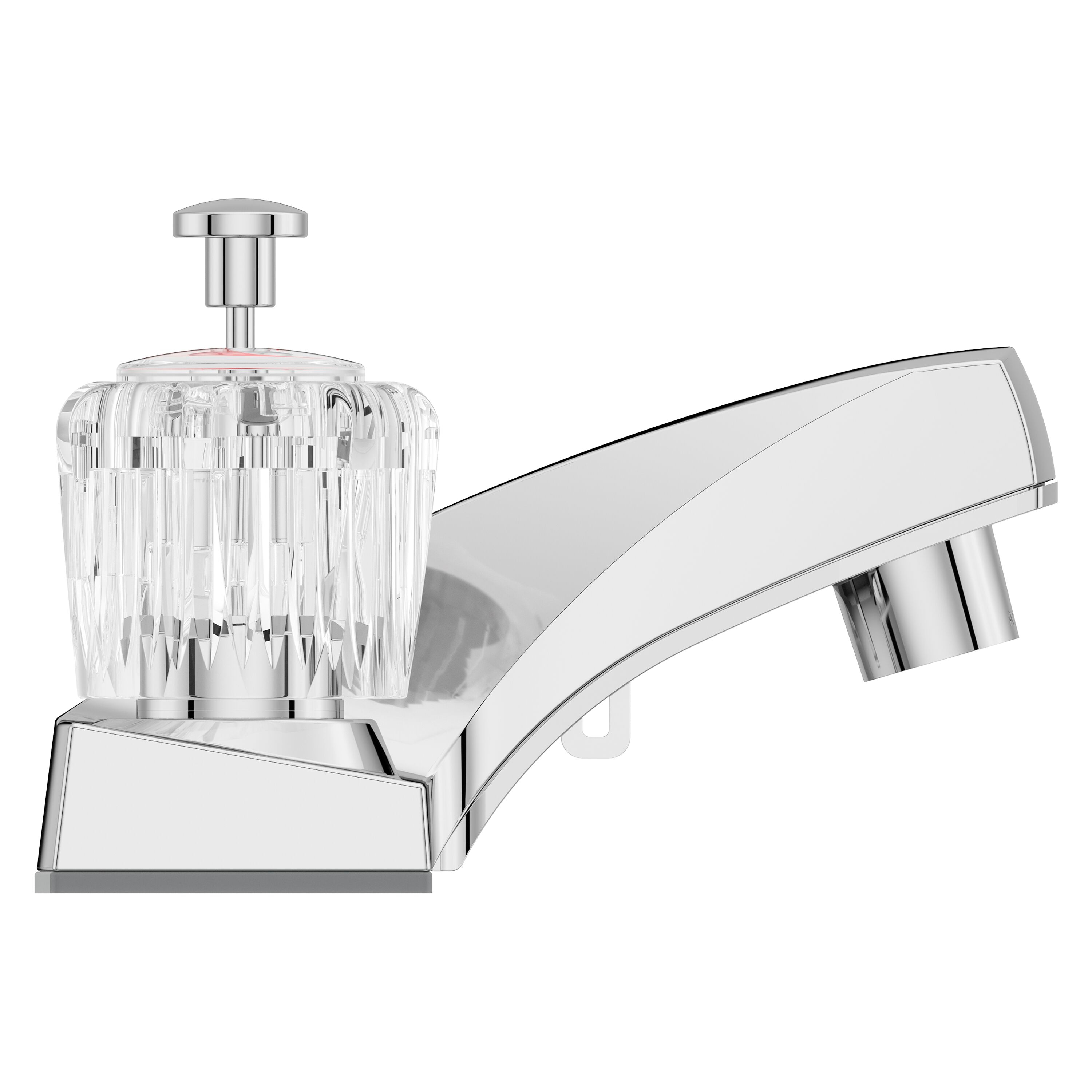 Pfister Pfirst Polished Chrome 2-handle 4-in Centerset WaterSense Low ...