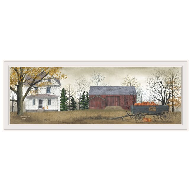 Pumpkins For Sale 5 White Framed Print Wall Art Pumpkins For Sale 5 White Framed Print Wall Art