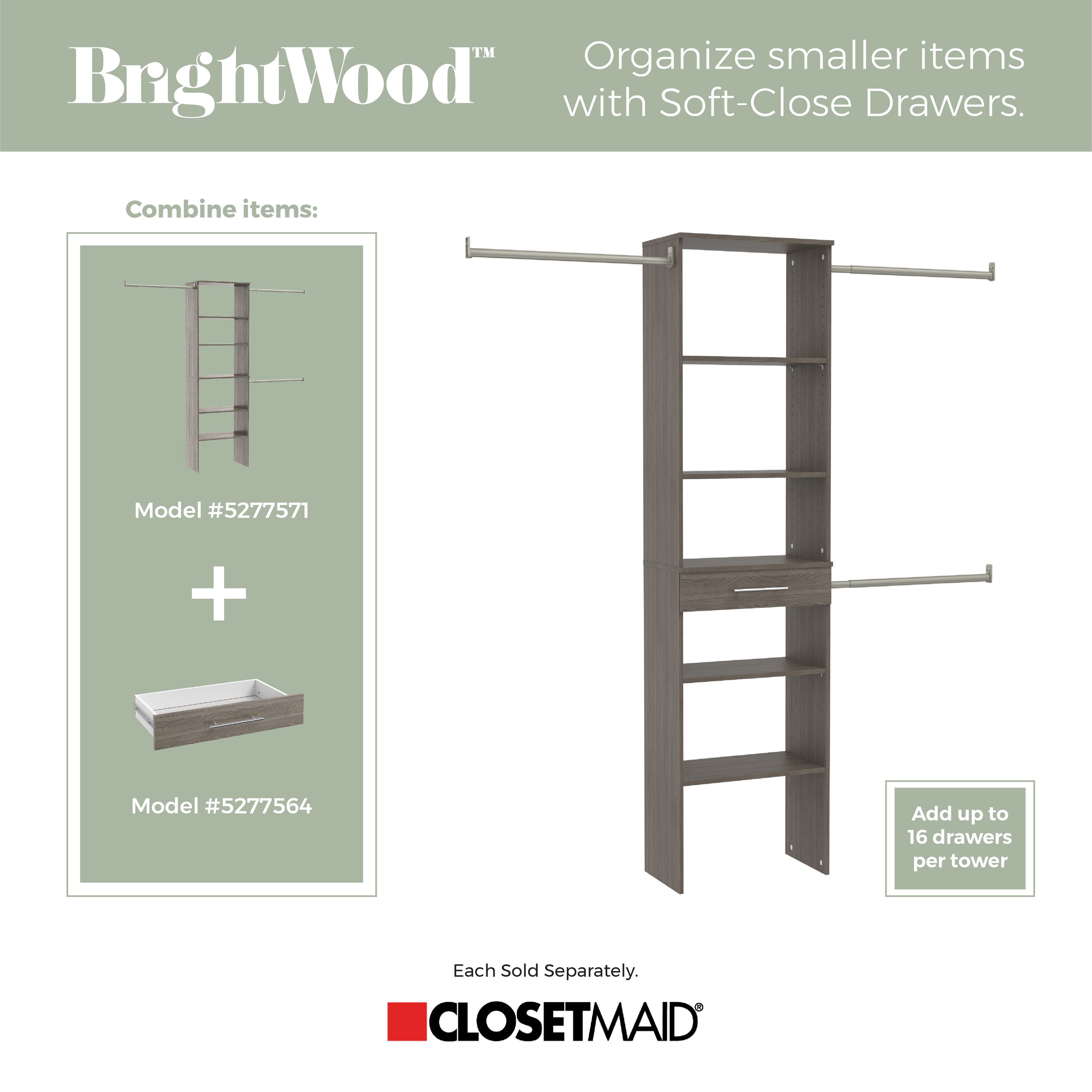 ClosetMaid 10000-02655 Wood-Closet-Kits - View #11