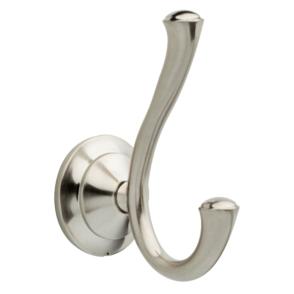 Delta Linden Brilliance Stainless Steel Double-Hook Wall Mount