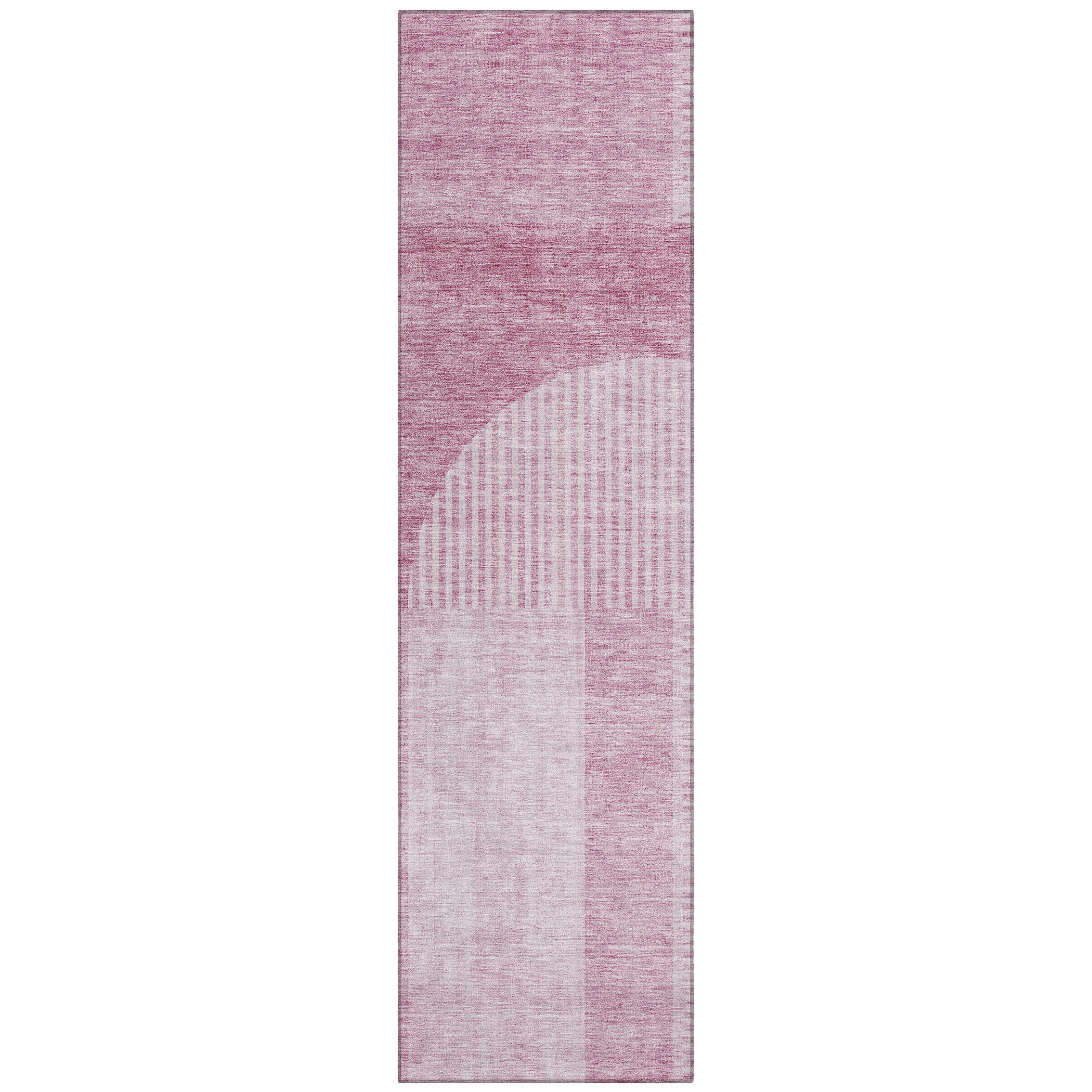 Addison Rugs ACN711BL2X8 Chantille ACN711BL 2 x 7 (ft) Polyester Blush Rectangular Indoor/Outdoor Geometric Machine washable Area rug