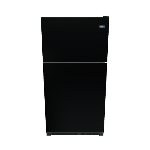 Maytag 20.5-cu ft Top-Freezer Refrigerator (Black)